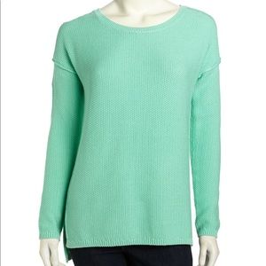 Vince. Bright Mint Green Knit Sweater